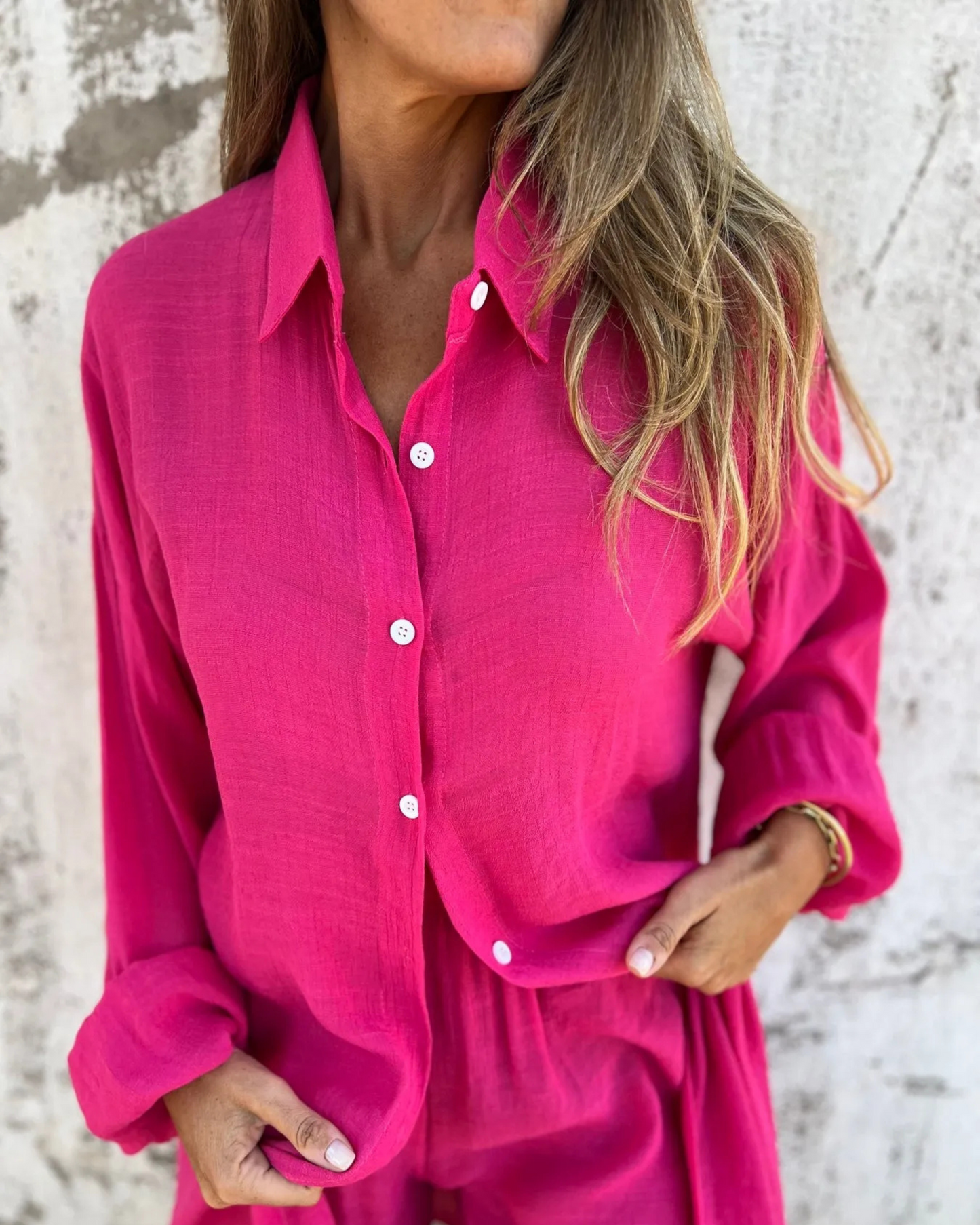 Isabel™ - Conjunto De Camisa Y Pantalones Cortos de Lino