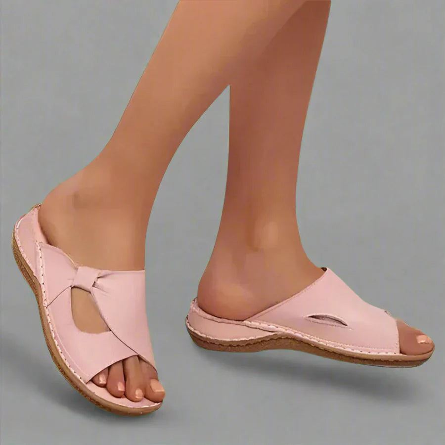 Yvonne | Sandalias Ortopédicas De Cuero Premium