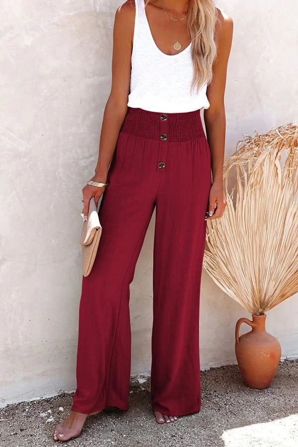 Riana™ | Pantalones De Cintura Alta