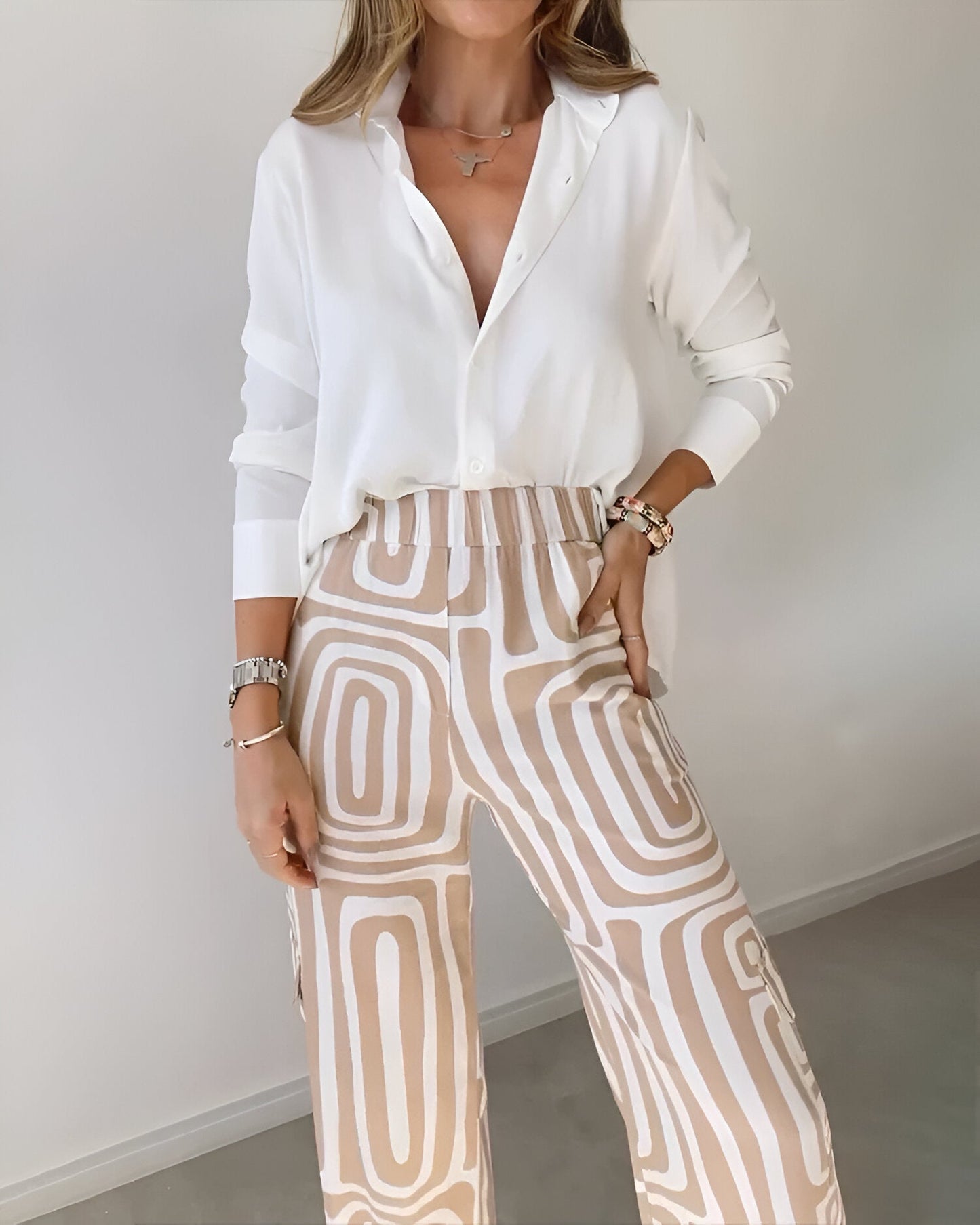Candela | Conjunto Elegante De Dos Piezas (Blusa GRATUITA)