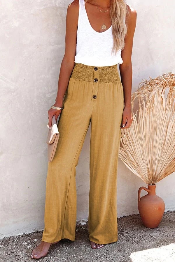 Riana™ | Pantalones De Cintura Alta
