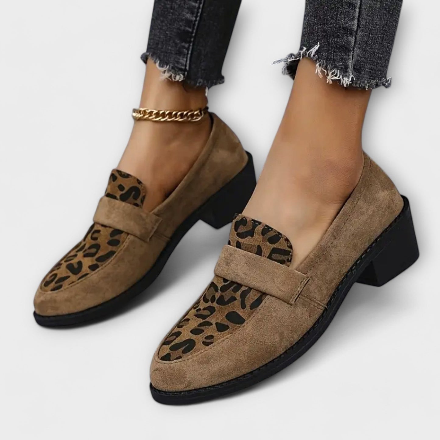 Karla - Elegantes Zapatos Con Estampado De Leopardo
