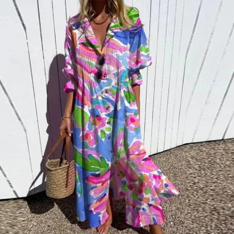 Jessy | Luxe Boho Maxi Vestido (Casi agotado)