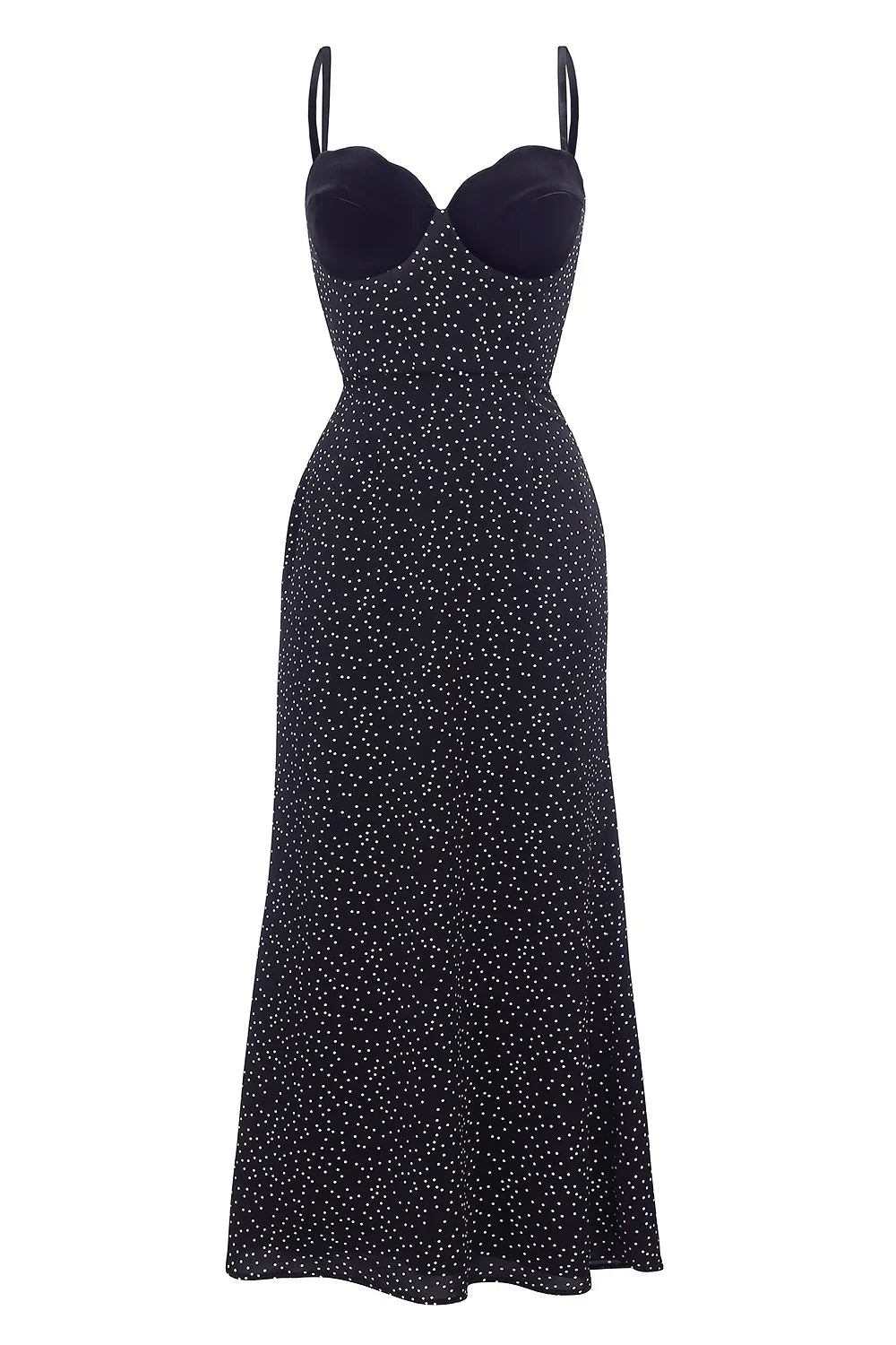 Aria | Vestido Midi Negro