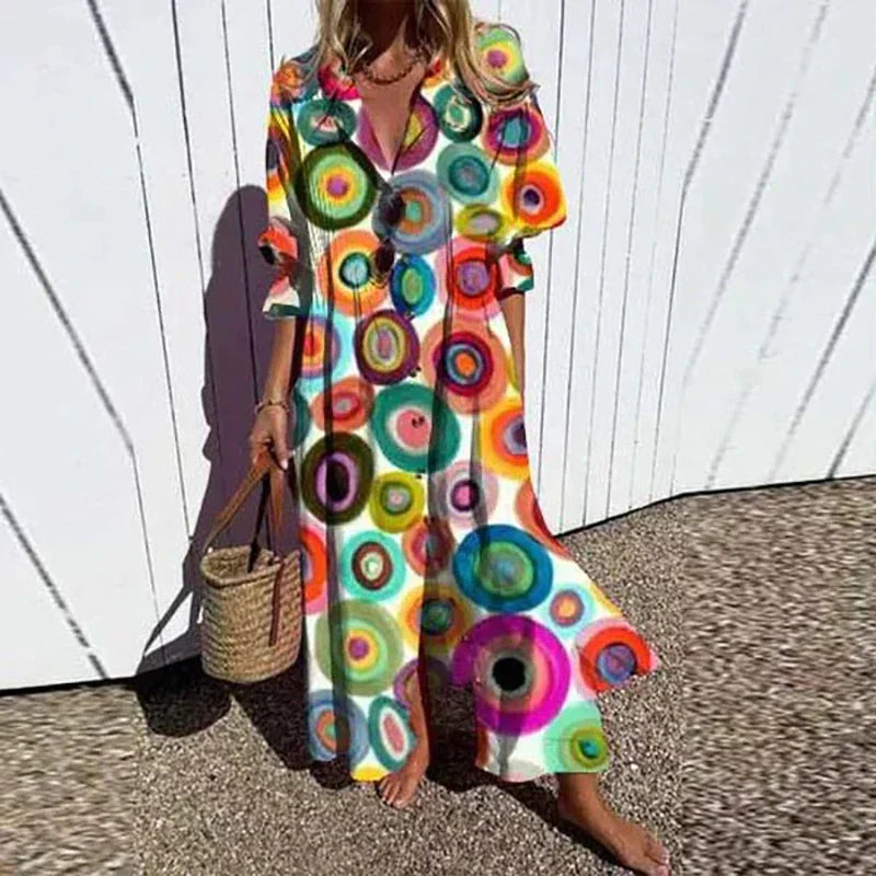 Jessy | Luxe Boho Maxi Vestido (Casi agotado)