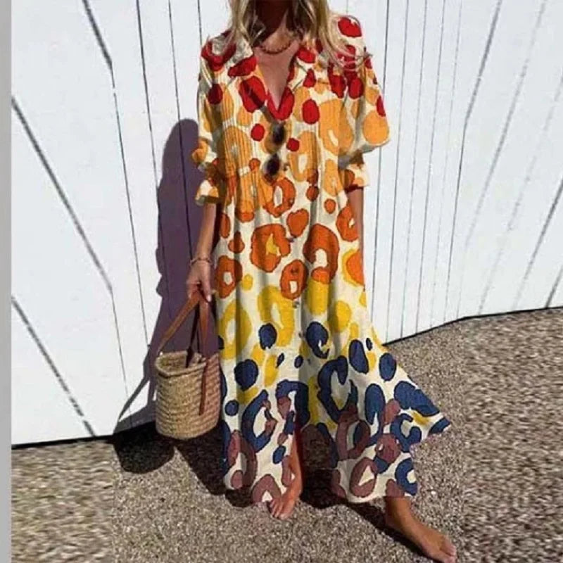 Jessy | Luxe Boho Maxi Vestido (Casi agotado)