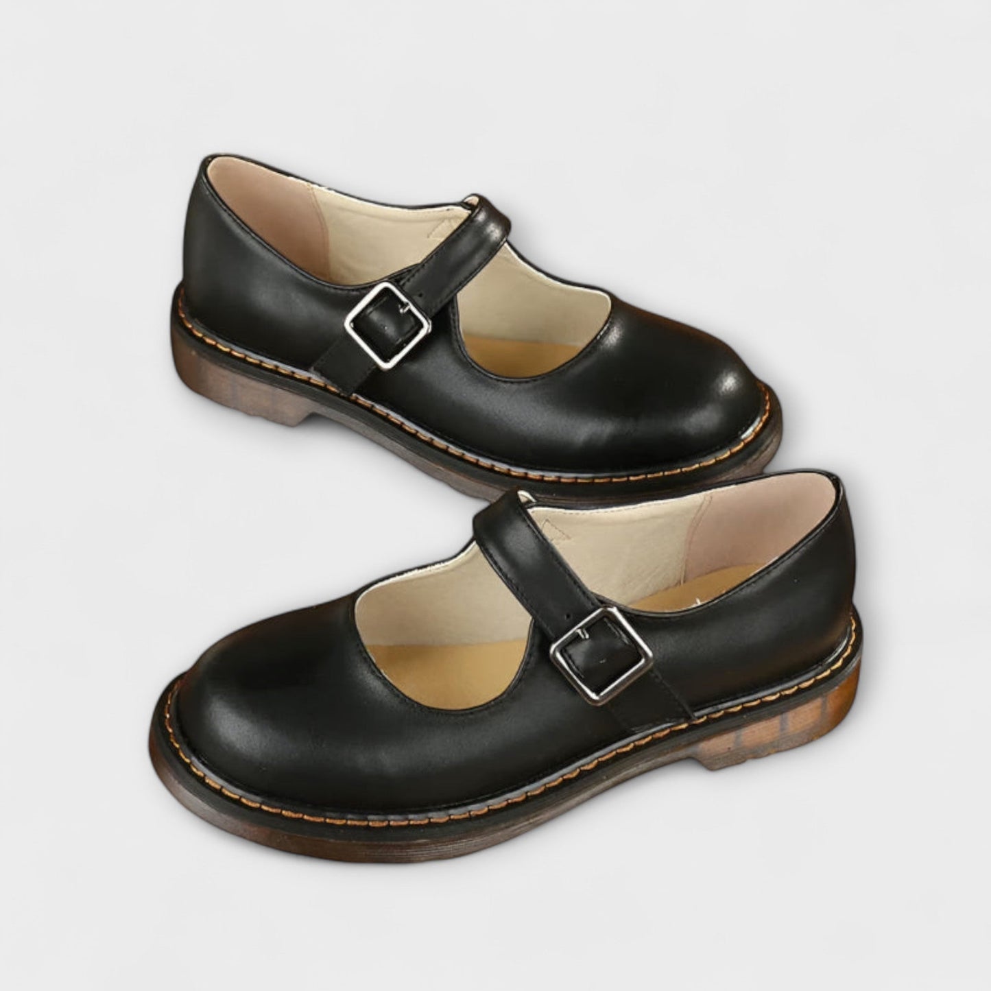 Mary Jane™ – Zapatos Clásicos De Cuero