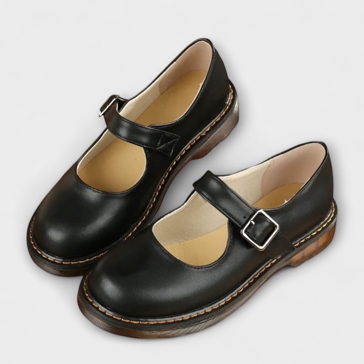 Mary Jane™ – Zapatos Clásicos De Cuero