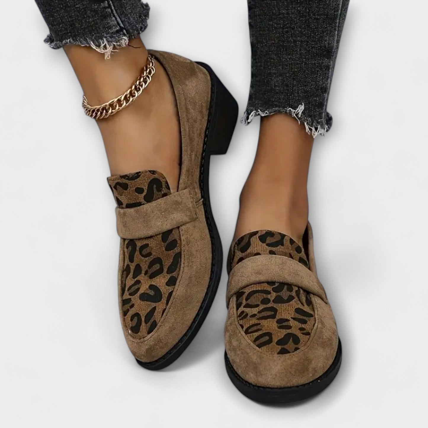 Karla - Elegantes Zapatos Con Estampado De Leopardo