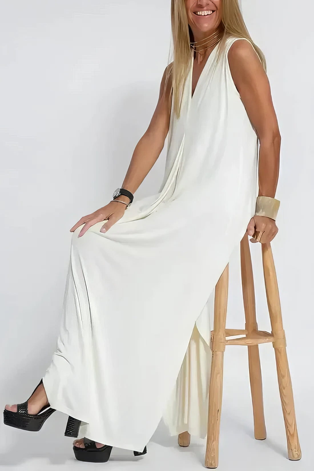 ELISE | Vestido Largo Elegante Con Cárdigan A Juego