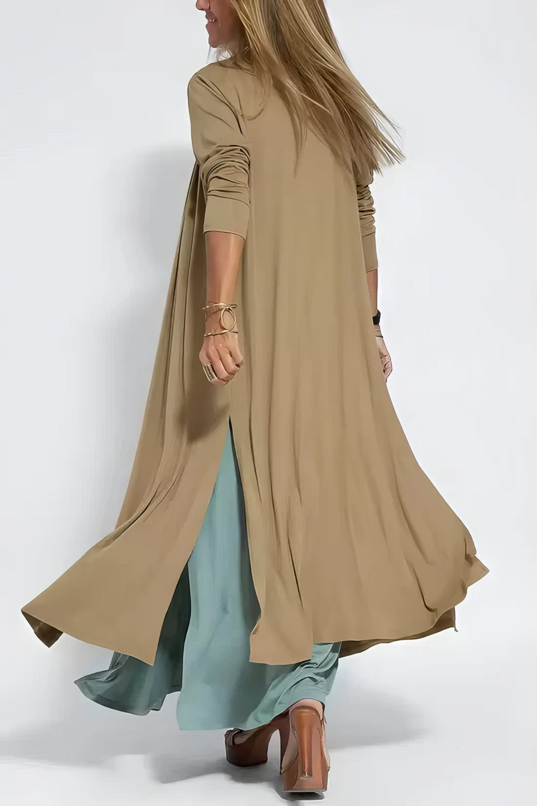 ELISE | Vestido Largo Elegante Con Cárdigan A Juego