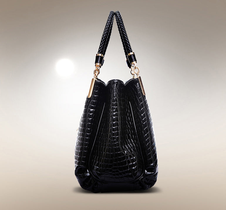 JansenStyle™ Xella | Bolso elegante con motivo de cocodrilo