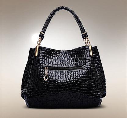 JansenStyle™ Xella | Bolso elegante con motivo de cocodrilo