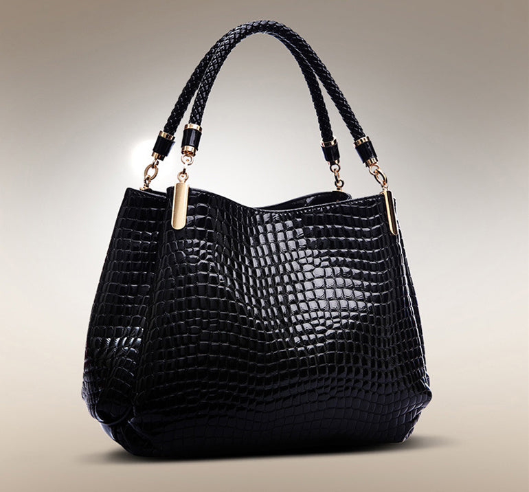 JansenStyle™ Xella | Bolso elegante con motivo de cocodrilo