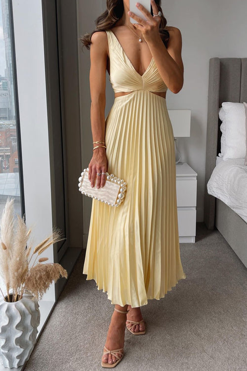 Selena - Espectacular Maxi Vestido Plisado