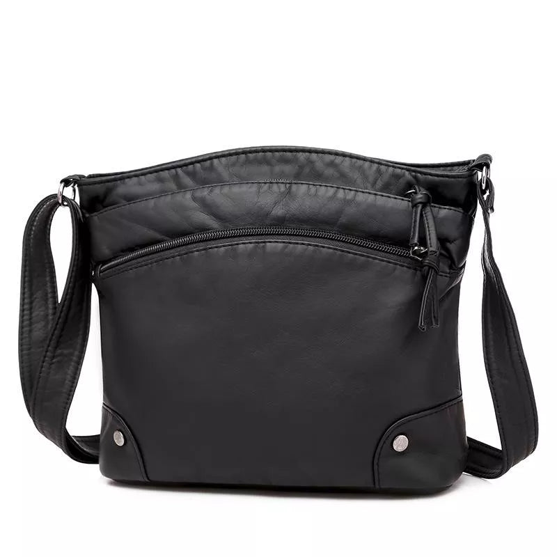 JansenStyle Anna - Bolso de cuero para hombro