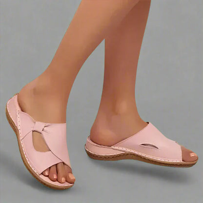 Yvonne | Sandalias Ortopédicas De Cuero Premium