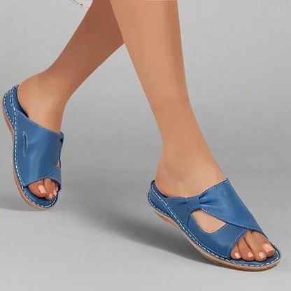Yvonne | Sandalias Ortopédicas De Cuero Premium