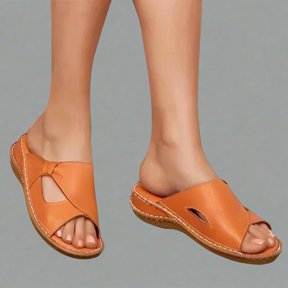 Yvonne | Sandalias Ortopédicas De Cuero Premium