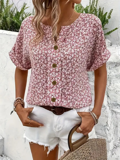 Paola™ | CAMISA FLORAL FÁCIL DE COMBINAR