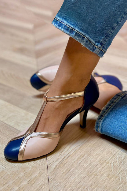 EMMA™ | Sandalias Con Tira En T Y Punta Redonda
