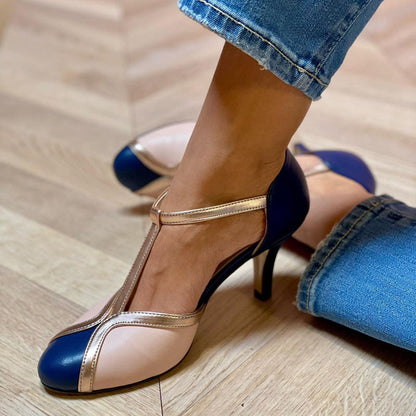 EMMA™ | Sandalias Con Tira En T Y Punta Redonda