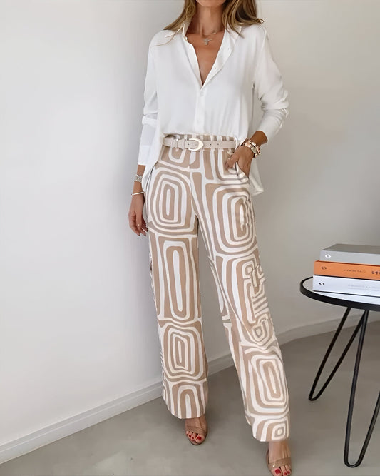 Candela | Conjunto Elegante De Dos Piezas (Blusa GRATUITA)
