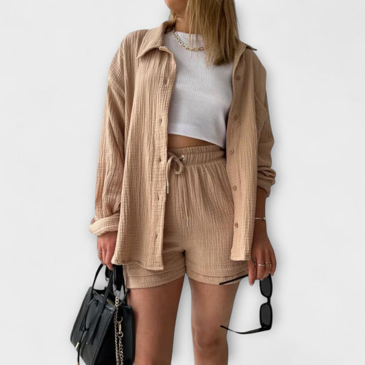 Victoria™ - Conjunto De Camisa Y Pantalón Corto