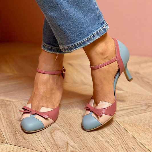 LUCIA™ | Sandalias Con Lazo Y Correa Al Tobillo