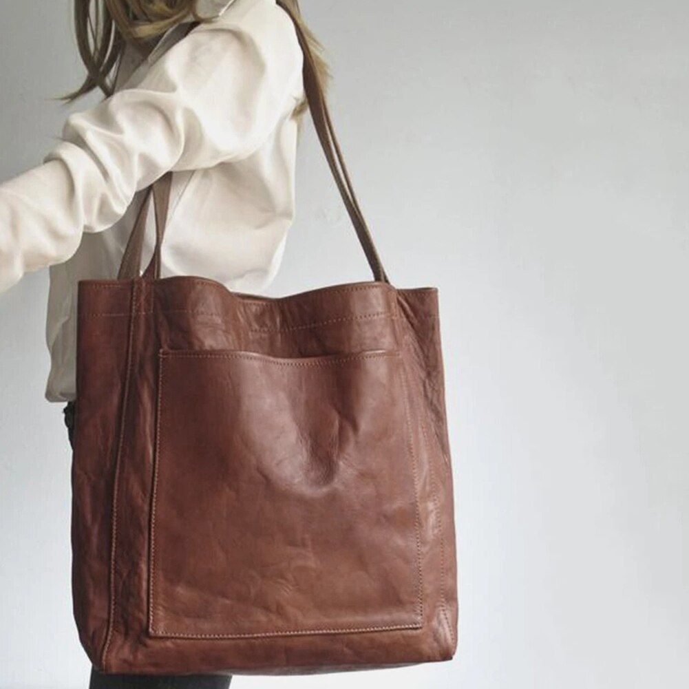 JansenStyle™ Dagmar - Elegante bolsa de mano de cuero