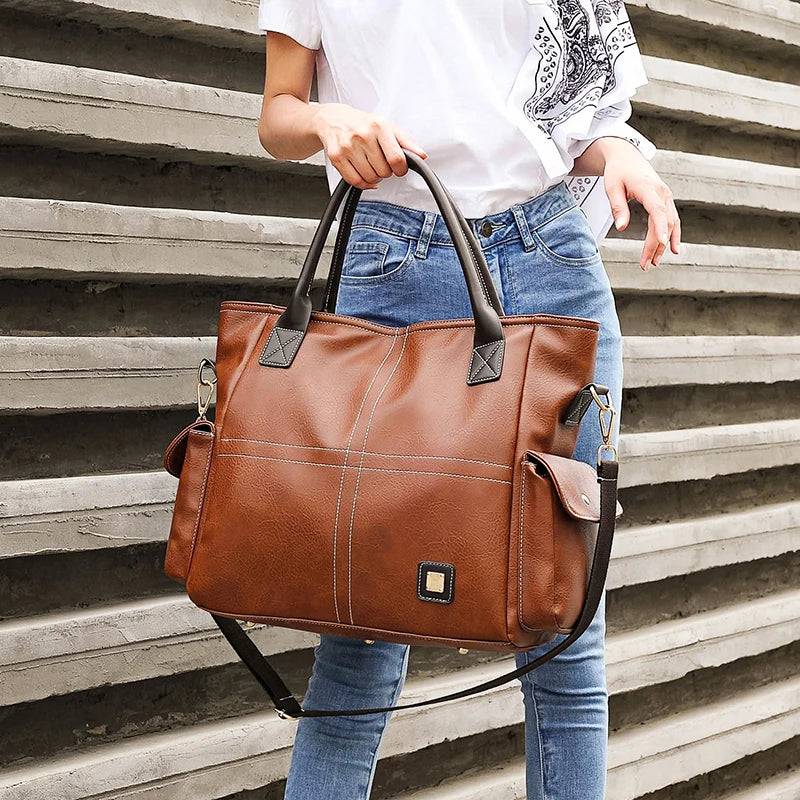 JansenStyle™ Svala | Gran bolso tote de cuero