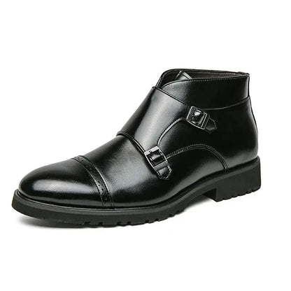 CAMILO™ | BOTINES DE DOBLE HEBILLA DE CUERO