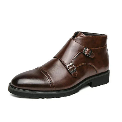 CAMILO™ | BOTINES DE DOBLE HEBILLA DE CUERO