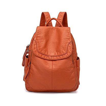 JansenStyle™ Vibe | Mochila en cuero lavado