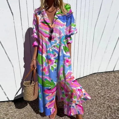 Jessy | Luxe Boho Maxi Vestido (Casi agotado)