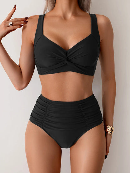 Sara | Bikini Con Tejido Drapeado Y Ajuste Perfecto
