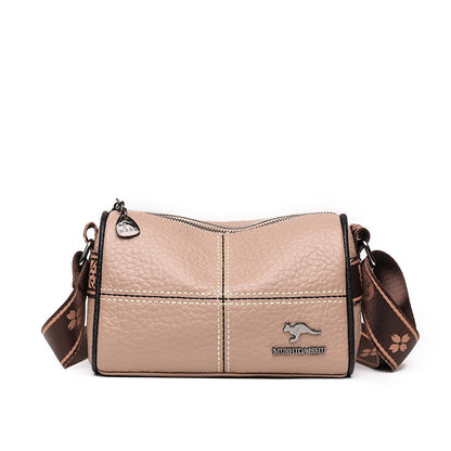 JansenStyle™ Abigail - Bolso de hombro elegante con patrón de veta de piedra