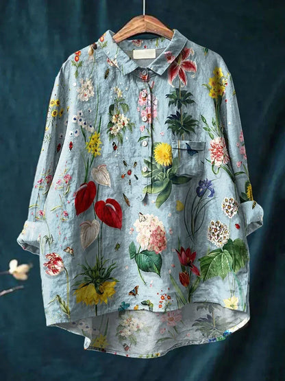 Fiorenza™ | CAMISA AMPLIA DE FLORES