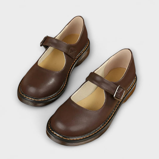 Mary Jane™ – Zapatos Clásicos De Cuero