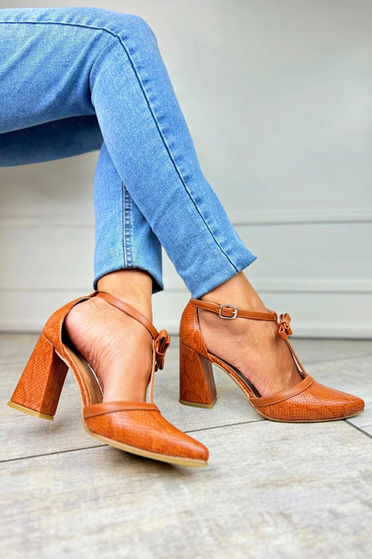 LÍA™ |  Sandalias Elegantes Con Correa Cruzada