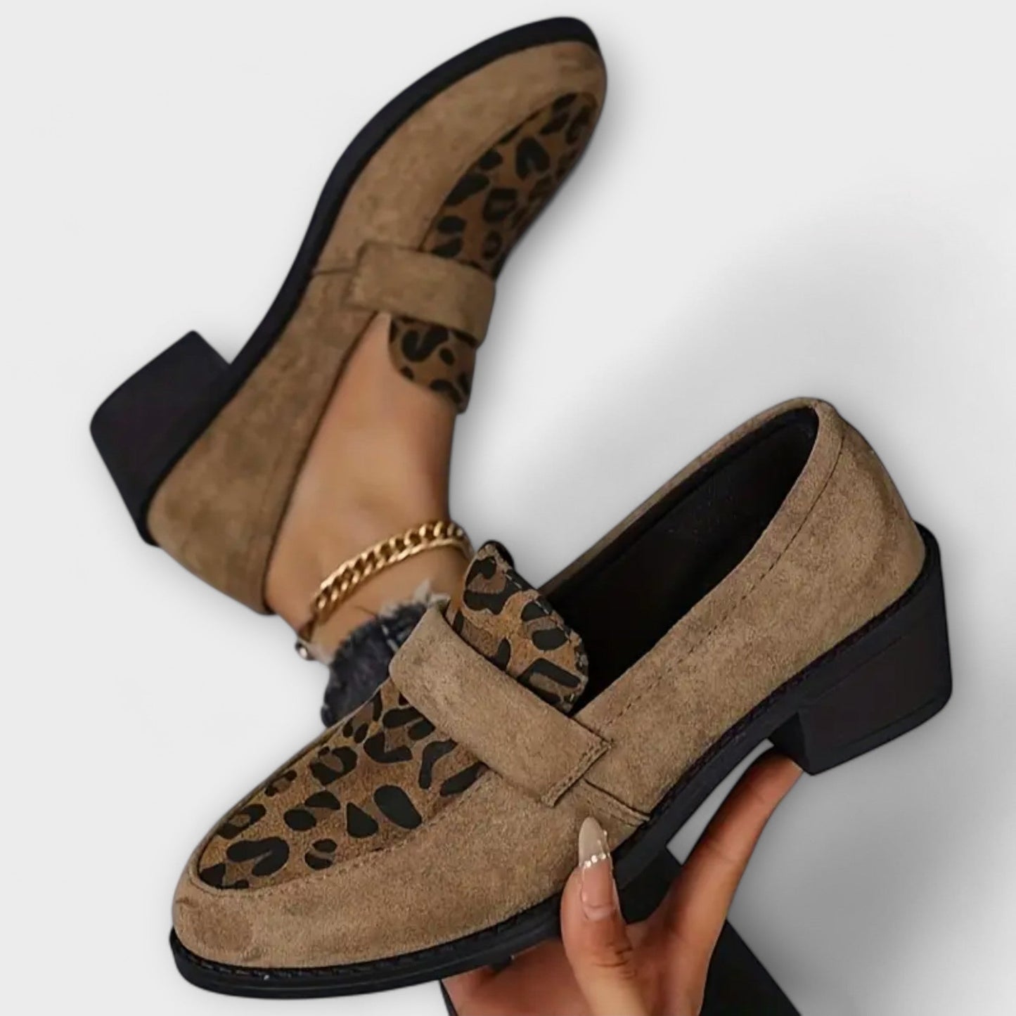 Karla - Elegantes Zapatos Con Estampado De Leopardo