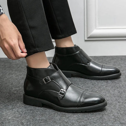 CAMILO™ | BOTINES DE DOBLE HEBILLA DE CUERO