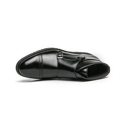 CAMILO™ | BOTINES DE DOBLE HEBILLA DE CUERO
