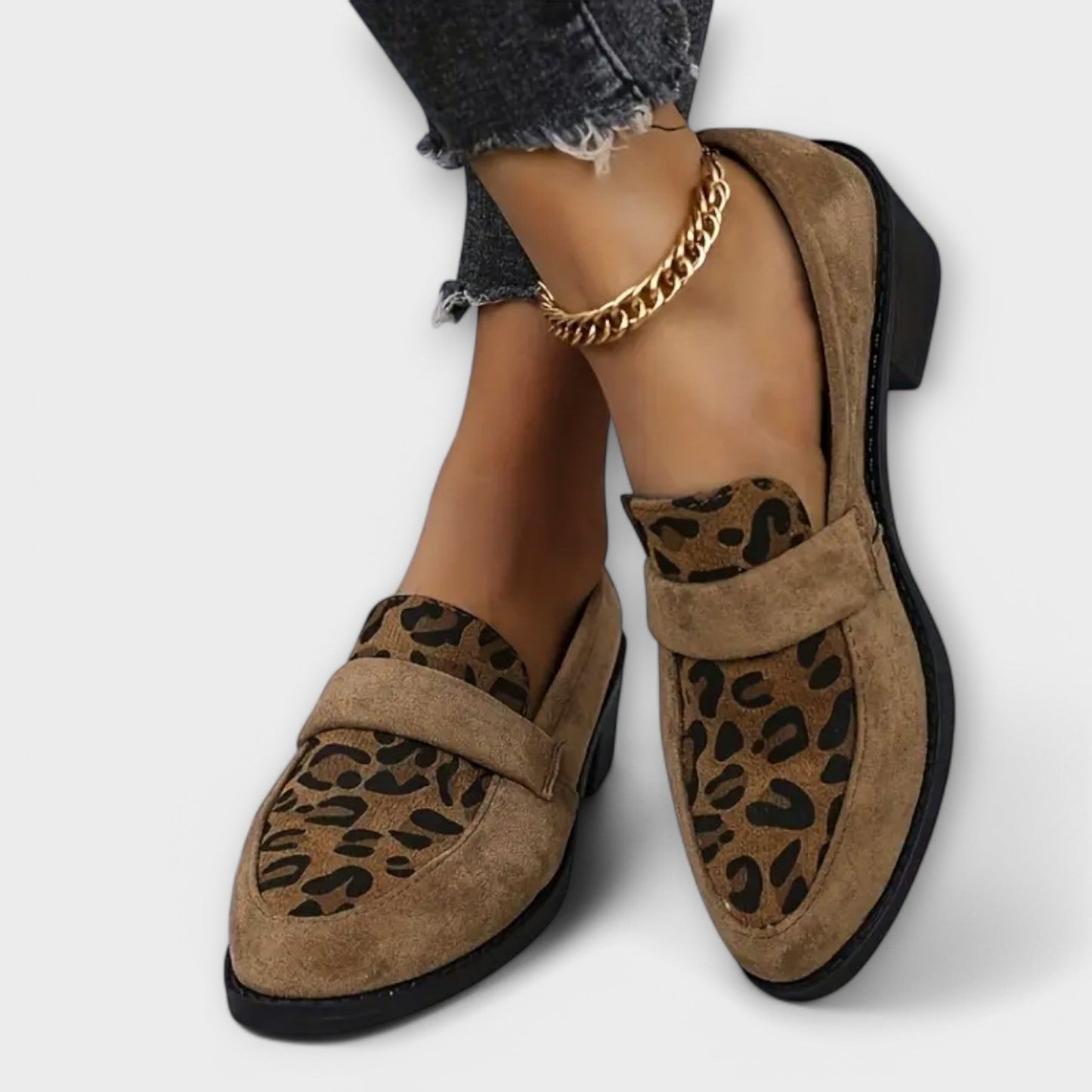 Karla - Elegantes Zapatos Con Estampado De Leopardo