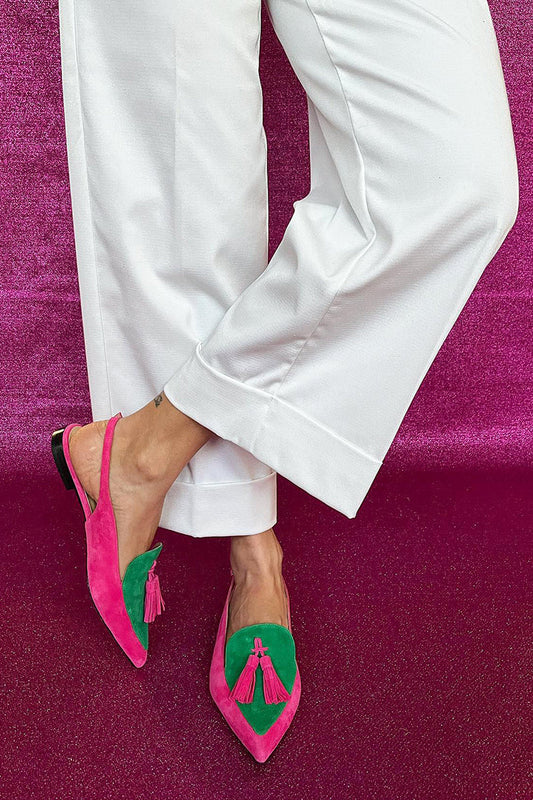 JIMENA™ |Sandalias Coloridas Con Flecos