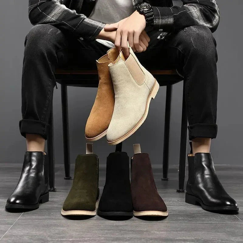 Armendo | Botas Chelsea de suave piel de ante