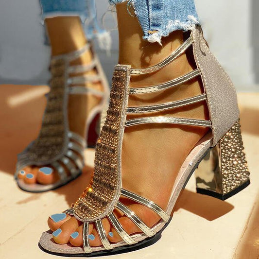 Sofía - Sandalias de Tacón Elegantes y Confort