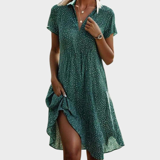 Julieta - Vestido Midi De Lunares